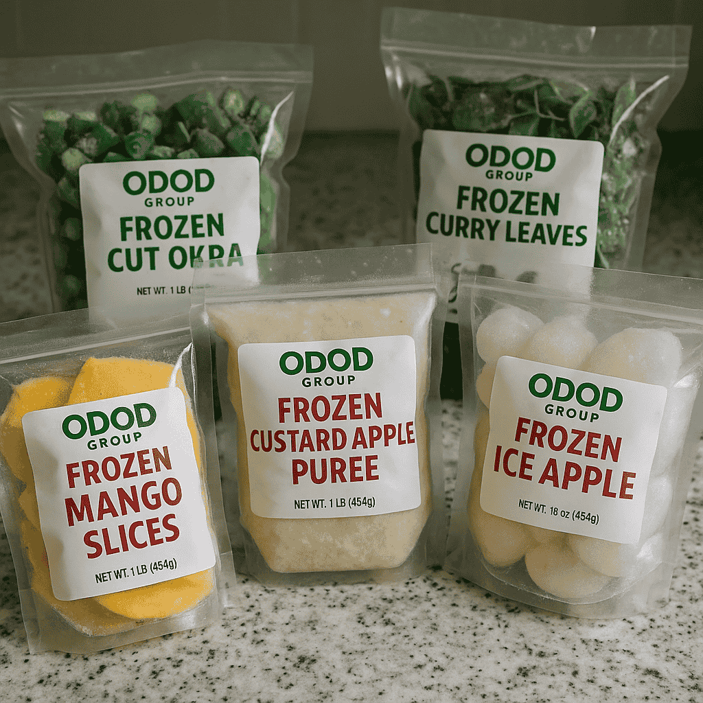 Buy Frozen Indian Fruits & Vegetables in Bulk | ODOD Group USA